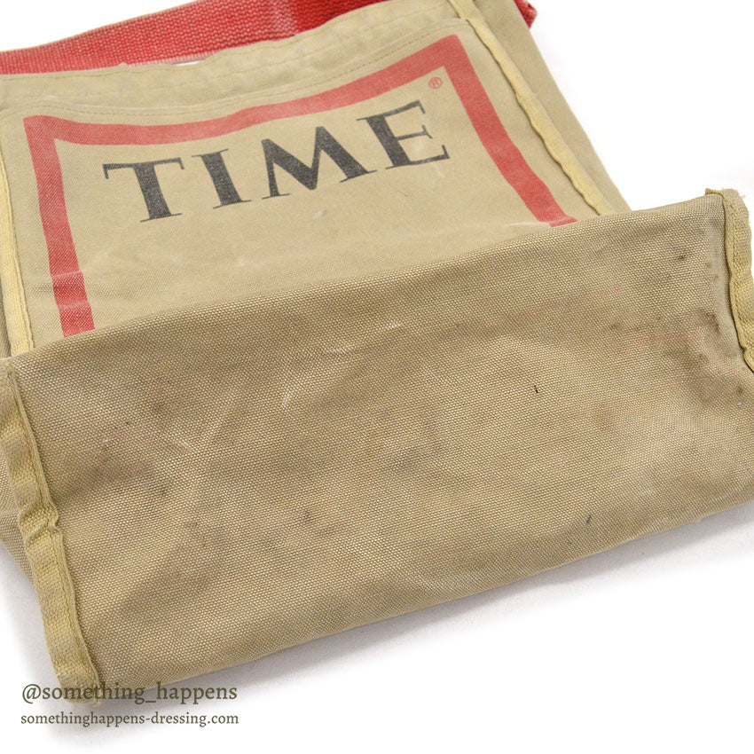 1980's~ TIME MAGAZINE CANVAS BAG...