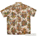 1960's LILLY DACHE PAINT SPLATTER PRINT S/S SHIRT ... M
