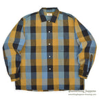 1960's BOND FIFTH AVENUE BLOCK PLAID SHIRT...L