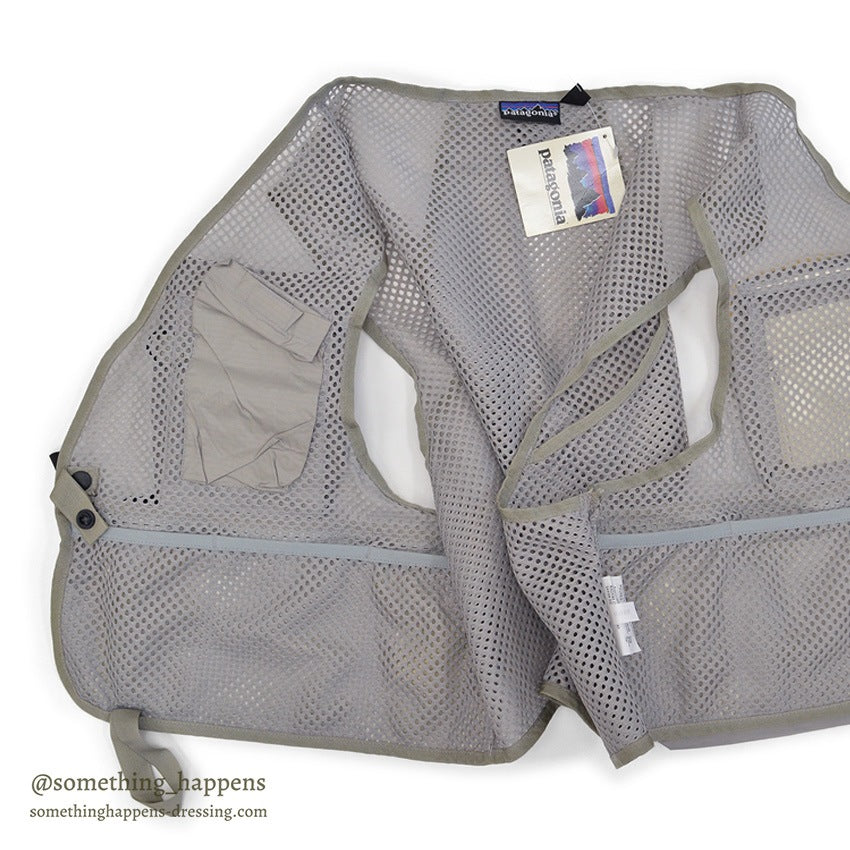 1980's DEADSTOCK PATAGONIA MESH MASTER FISHING VEST ... XL