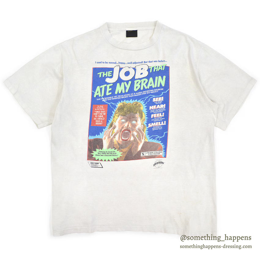 1980's~ CHANGES THE JOB THAT ATE MY BRAIN T-SHIRT... XL