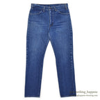 1970's Levi's 646 DENIM PANTS / SLIM MODIFIED ... W33/L30