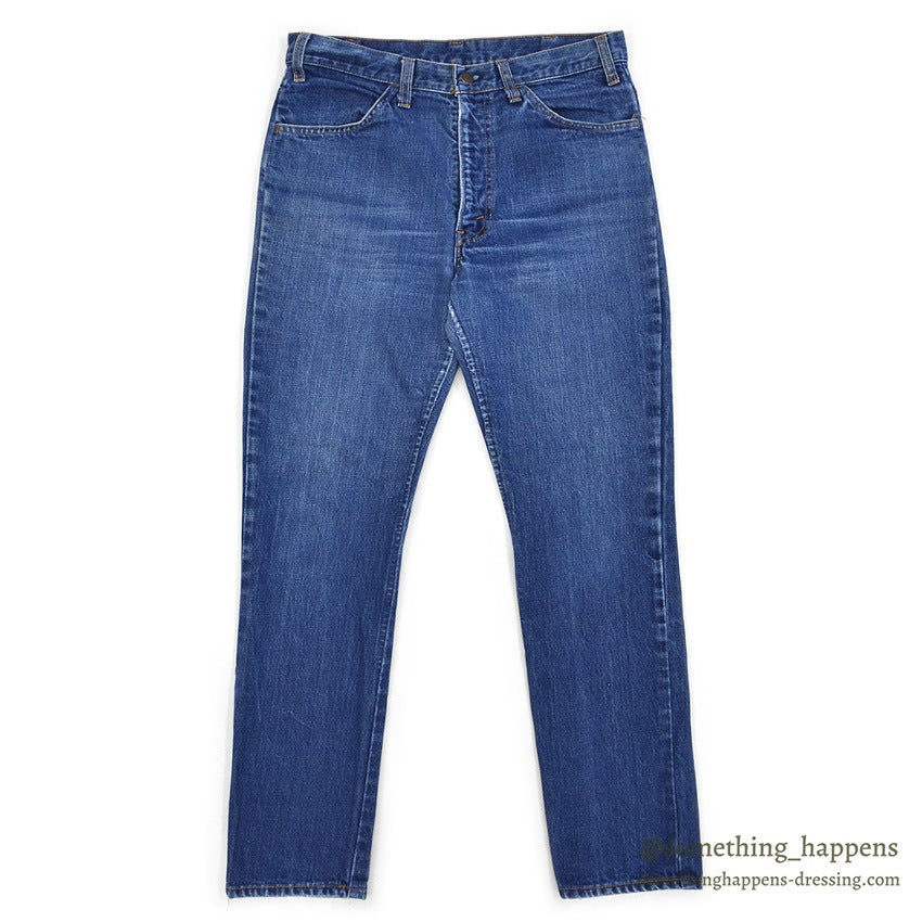 1970's Levi's 646 DENIM PANTS / SLIM MODIFIED ... W33/L30