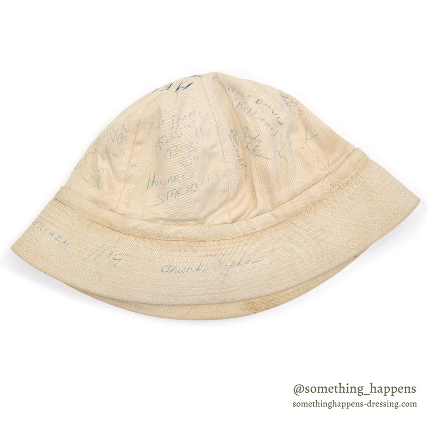 1950's CHAMPION AUTOGRAPH MEMORIAL HAT... LARGE