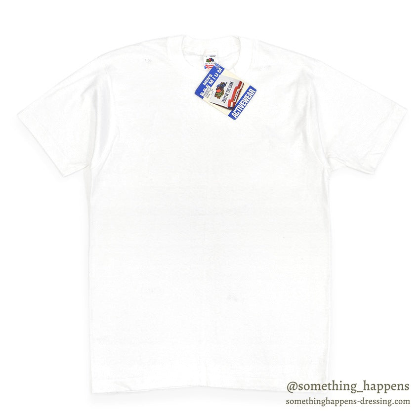1990's FRUIT OF THE LOOM WHITE BLANK T-SHIRT ... L