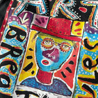 1990's STAFFORD BLAINE FRED BABB ART PRINT TOTE BAG...
