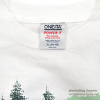 1990's ONEITA COAST REDWOODS FOREST PRINT T-SHIRT... XL