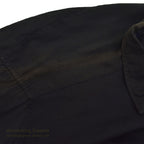 ~1960's BLACK RAYON GABARDINE SHIRT...L