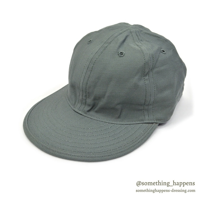 1960's DEADSTOCK USAF CAP, UTILITY, MAN'S COTTON SATEEN SAGE GREEN 2 ... 71/2