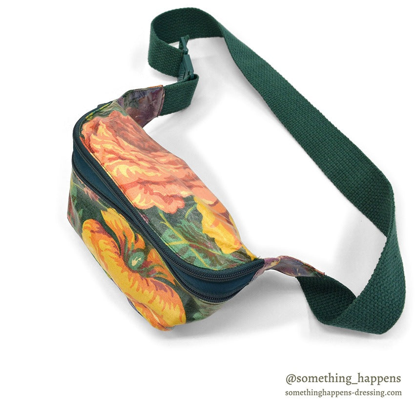 1990's NORDIC HOUSE DESIGNS FLORAL PATTERN FANNY PACK...