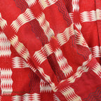 ~1950's GEOMETRIC ZIG ZAG PATTERN PRINT FLANNEL SHIRT...