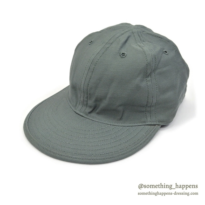 1960's DEADSTOCK USAF CAP, UTILITY, MAN'S COTTON SATEEN SAGE GREEN... 71/2