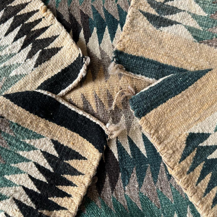 c.1950's NAVAJO RUG RARE COLOR... 103cm/66cm