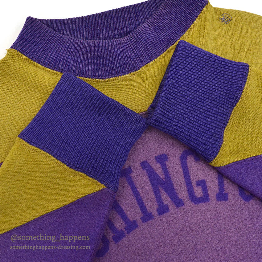 1930's BURGHARDT WOOL SWEAT SHIRT / HUGE SIZE ...