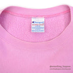1990's CHAMPION REVERSE WEAVE SWEAT SHIRT / PINK ... L