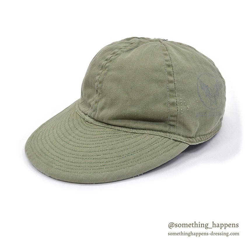 1940's U.S.ARMY AIR FORCES A-3 HBT CAP ... 約59cm