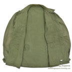 1940's BRITISH ARMY WW2 WAR AID HBT JACKET / US MADE...