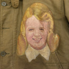 1940's WW2 N-1 DECK JACKET / PORTRAIT PAINT, SUPER RARE...