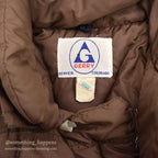 1970's GERRY DOWN SLOPE COAT / BROWN...X-LARGE