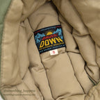 1960's EDDIE BAUER DOWN CAP / OLIVE...S