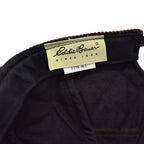 1990's EDDIE BAUER QUILTED CORDUROY CAP / BROWN...