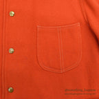 1970's GALLAGHERS ORANGE WOOL COVERALL...XL