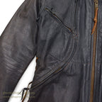 1960's~ EAST WEST MUSICAL INSTRUMENTS CO. LEATHER JACKET '' BACK PACK'' ...