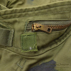 1970's M-65 USN MIUW-604 HAND PAINTED CAMO FIELD JACKET WITH LINER... MR