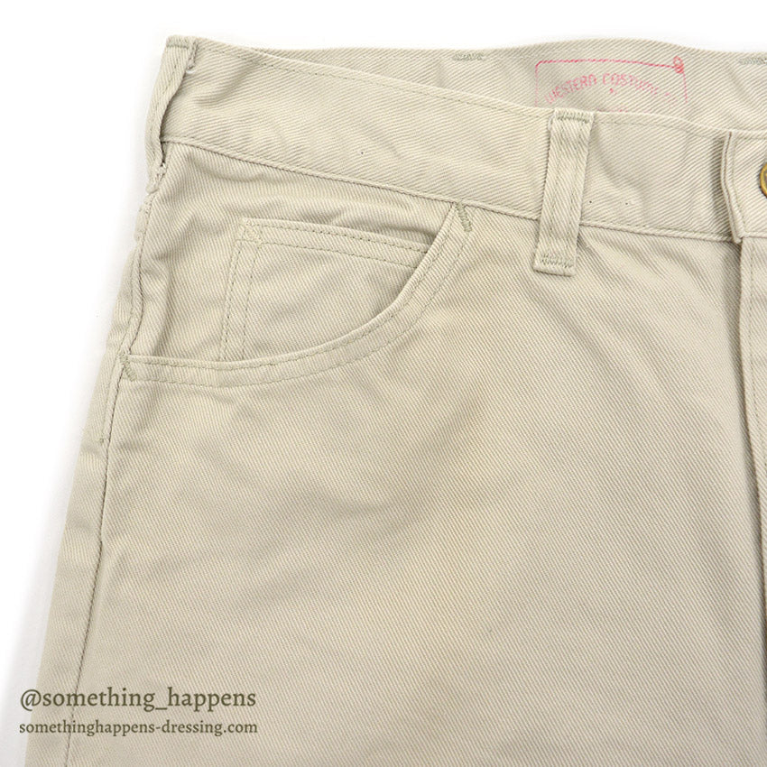1960's~ Lee Leens ALL COTTON TWILL PANTS / ONLY WASHED ONCE ... W34/L34