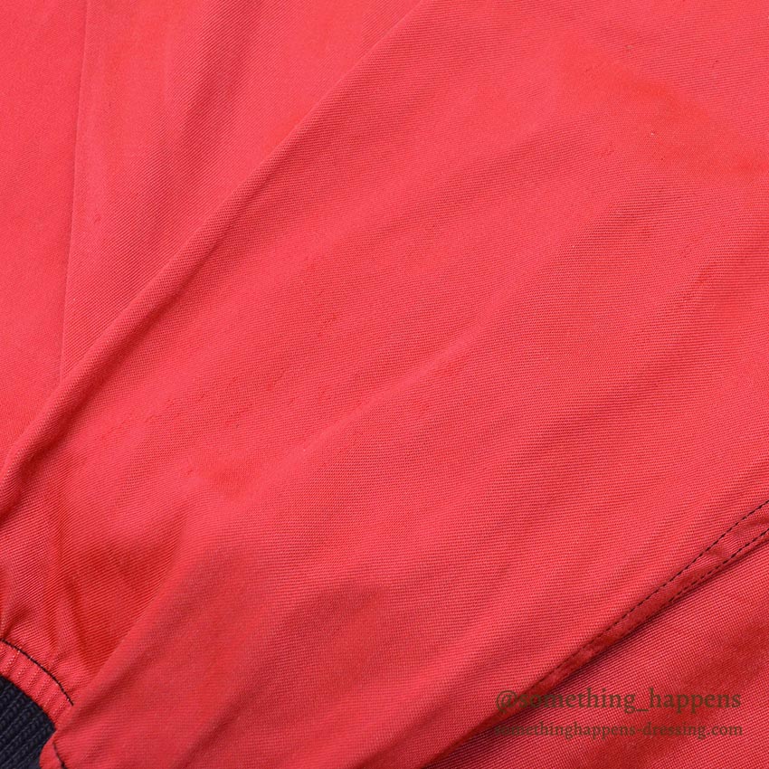 1960's U.S.NAVY JUMPER, IDENTIFICATION FLIGHT DECK SUMMER / RED ... M