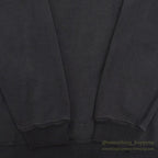 1960's CHAMPION UWM FLOCK PRINT SWEAT SHIRT / BLACK...XL