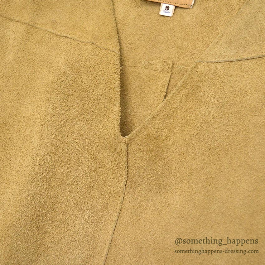 1970's GALLAGHERS SUEDE LEATHER FRINGE PONCHO...S
