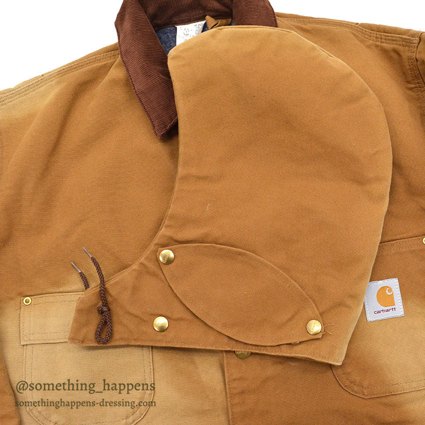 1990's DEADSTOCK CARHARTT DUCK COVERALL BLANKET LINED / WITH HOOD ... 46