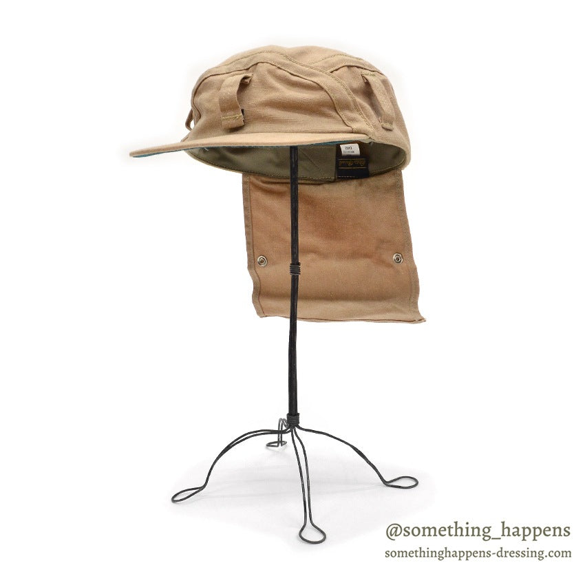 1980's EDDIE BAUER SAFARI CAP / NECK GUARD...L
