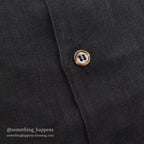 1990's CP SHADES LINEN JACKET / BLACK...M