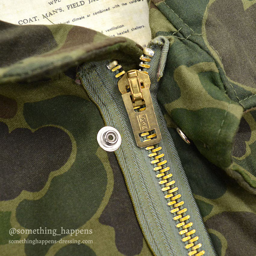 1970's CIVILIAN M-65 DUCK HUNTER CAMO JACKET WPL10881 / ALMOST DEADSTOCK ... M