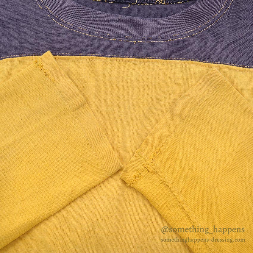 1960's CHAMPION TWO-TONE FOOTBALL TEE... 42