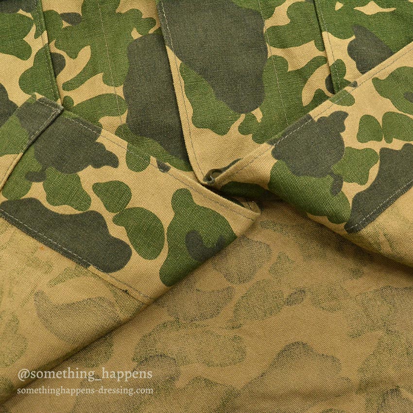 ~1960's BULLSEYE BILL CAMO JACKET / TWO POCKET ... M