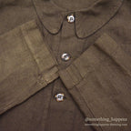 CP SHADES LINEN WORK JACKET / BROWN ... L