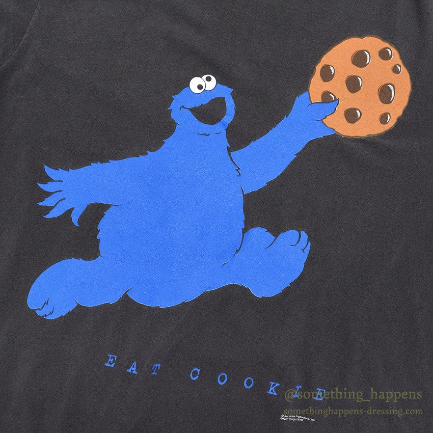 1990's CHANGES COOKIE MONSTER JUST EAT IT T-SHIRT ... XL