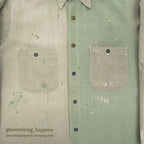 1940's WASHINGTON DEE CEE TWO-TONE HBT SHIRT / EXTREMELY RARE ...