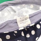 1970's~ KROMER POLKA DOTS CAP / NAVY... 71/2
