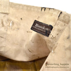 1980's~ BROOKSTONE PAINTER CANVAS TOTE / FADED ... M