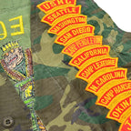 ~1980's USMC OKINAWA EMBROIDERY TOUR VEST / HEAVY EQUIPMENT MECHANIC...