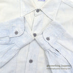 1960's SEARS CHAMBRAY SHIRT / SUPER FADED ...