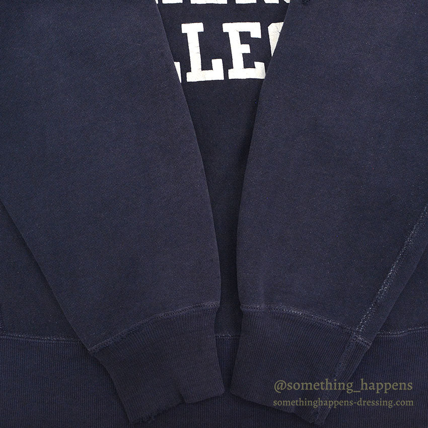 ~1970's CHAMPION PROPERTY OF AMHERST COLLEGE REVERSE WEAVE SWEAT SHIRT / NAVY ... XL