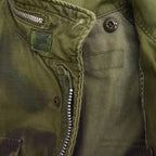 1960's USARMY M-65 HAND PAINTED CAMO JACKET / 1st PATTERN...