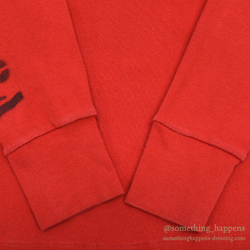 1990's USNAVY JERSEY, FLIGHT DECK CREWMAN'S RED / TIGER STENCIL ... XL