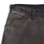 1930's BLACK FRISCO PANTS BACKLE BACK / HEAVY COTTON... W31/L29