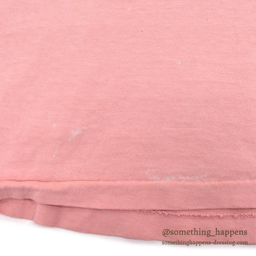 1990's ONEITA THAT MAO THING POCKET T-SHIRT / PINK ... L